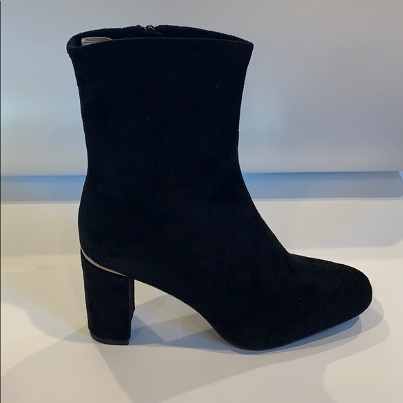 NWB Vices Black Platform Zip-Up High Heel Boots - Picture 1 of 6